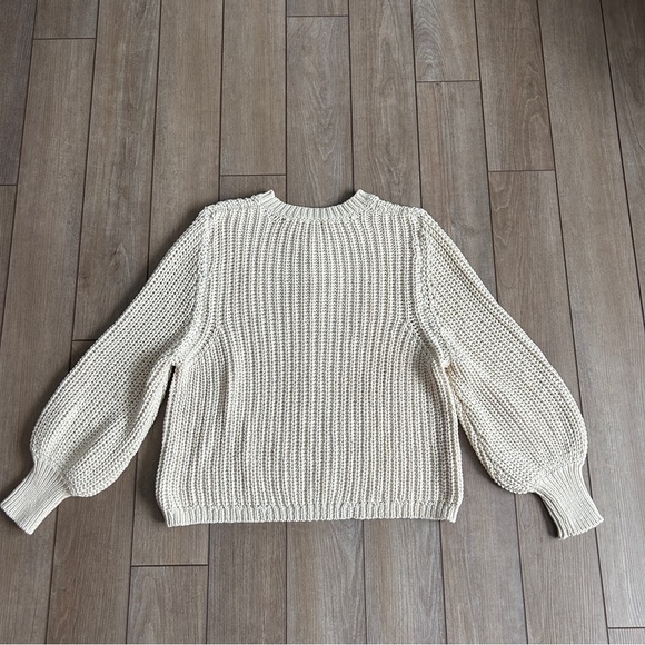 Sezane Jazz Jumper Fisherman Cotton Sweater - Picture 4 of 9